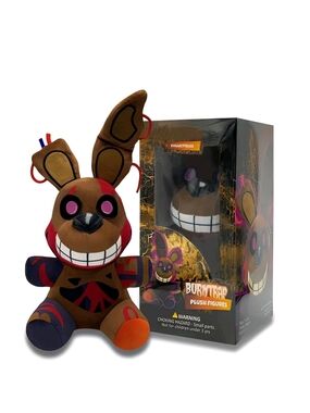 Five Nights at Freddy's Burntrap Plush Toy - Brown with Purple & Orange Accents